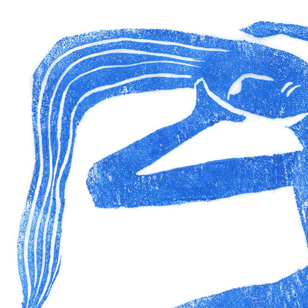 Free Lady Lithograph Print