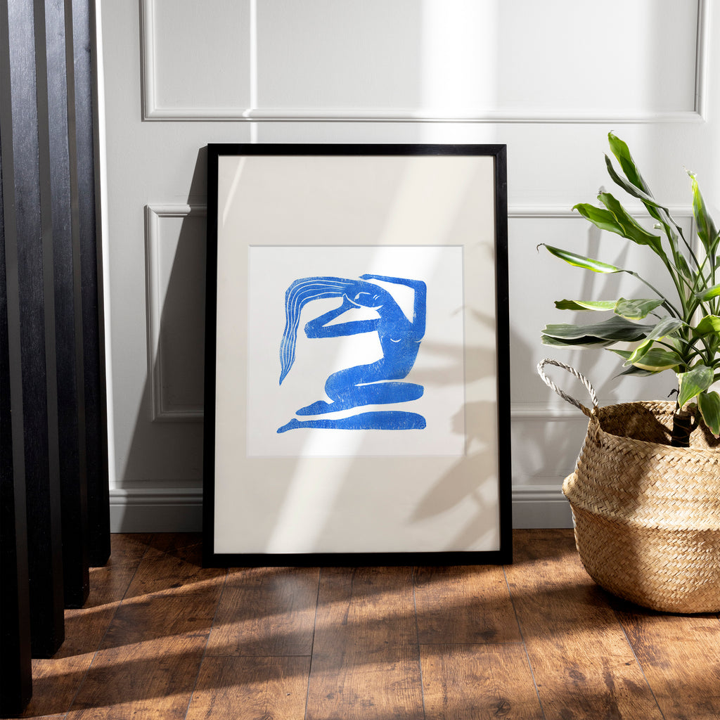 Free Lady Lithograph Print