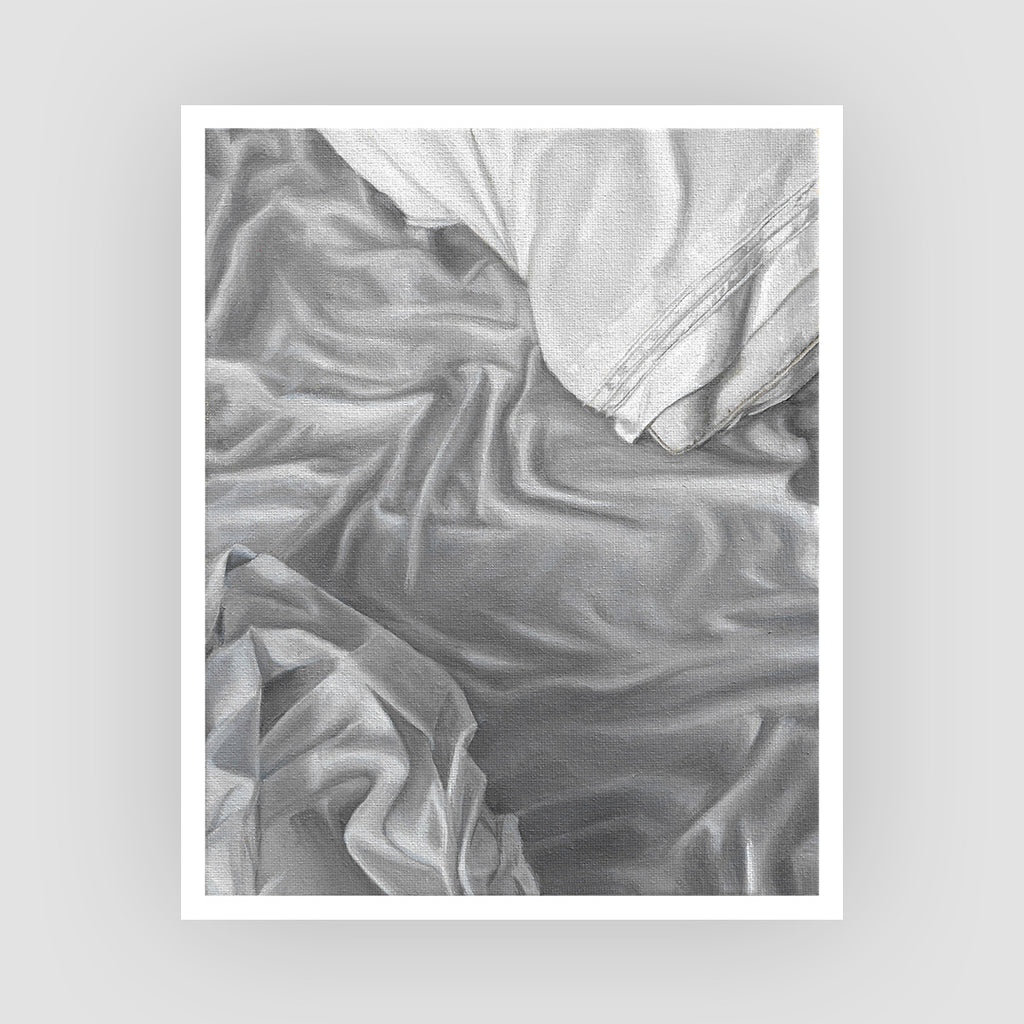Winter Sheets Oil Painting