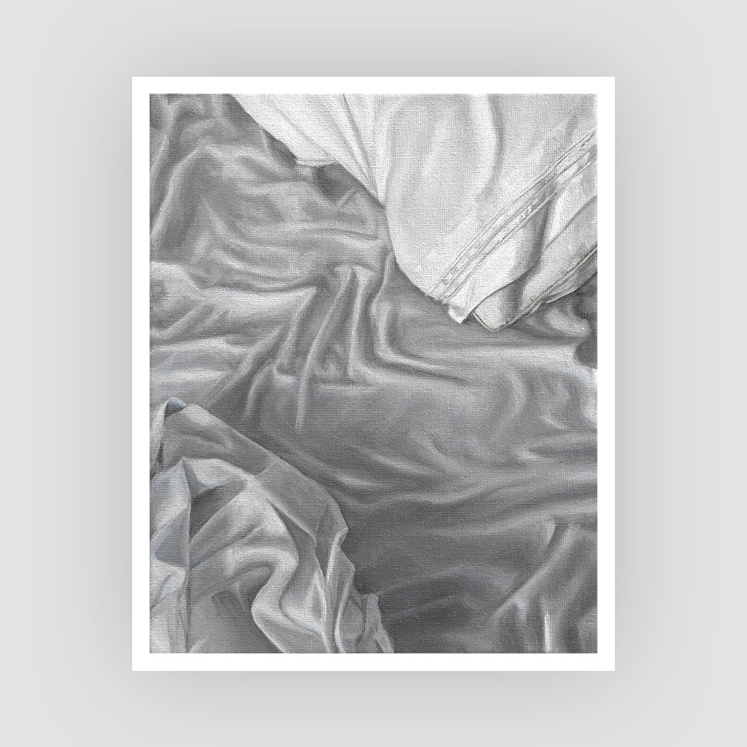 Winter Sheets Oil Painting