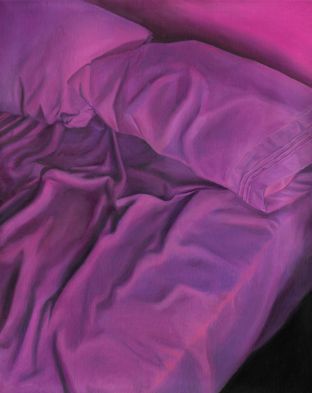 Pink Sheets Oil Painting