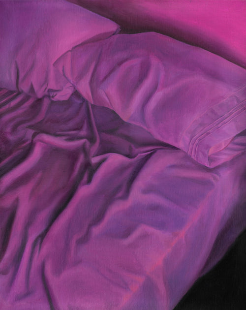 Pink Sheets Oil Painting