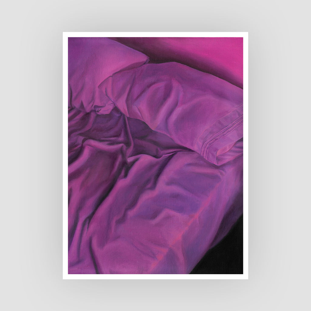 Pink Sheets Oil Painting